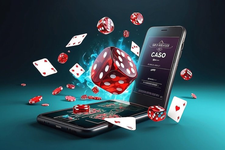 Dealer dan meja Texas Hold'em Bonus dengan kartu komunitas